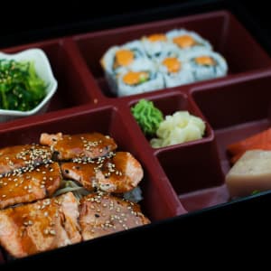 Salmon Rice Bento Box