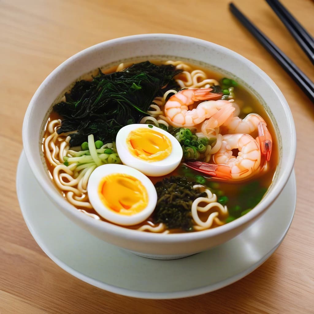 Spicy Miso Prawn Ramen