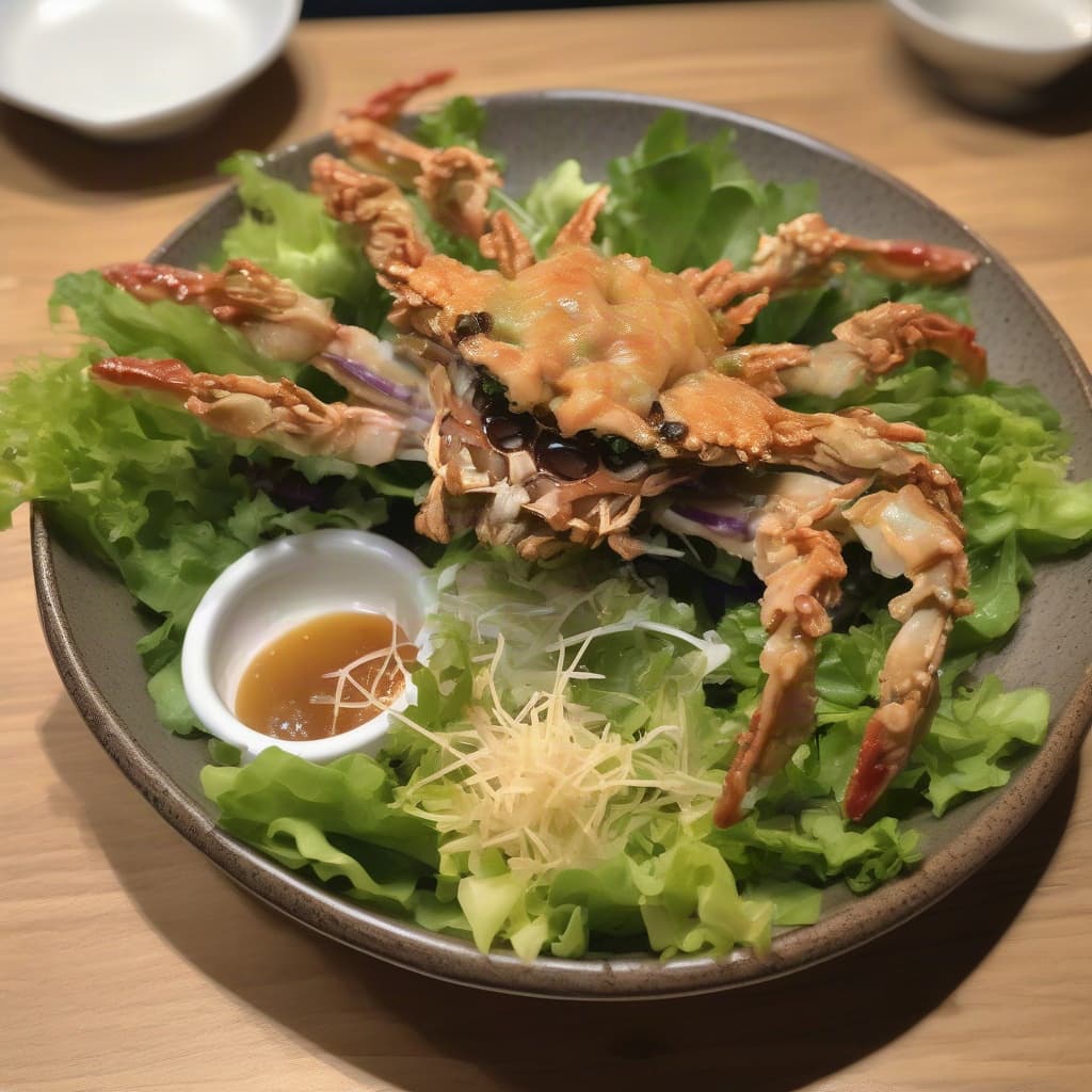 Soft Shell Crab Salad